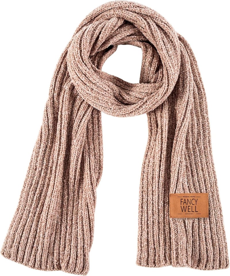 FANCY WELL Scarf for Women Winter - Chunky Scarf Oversized Chenille,Soft Long Scarves for Cold Weather,Gifts for Women - Image 1